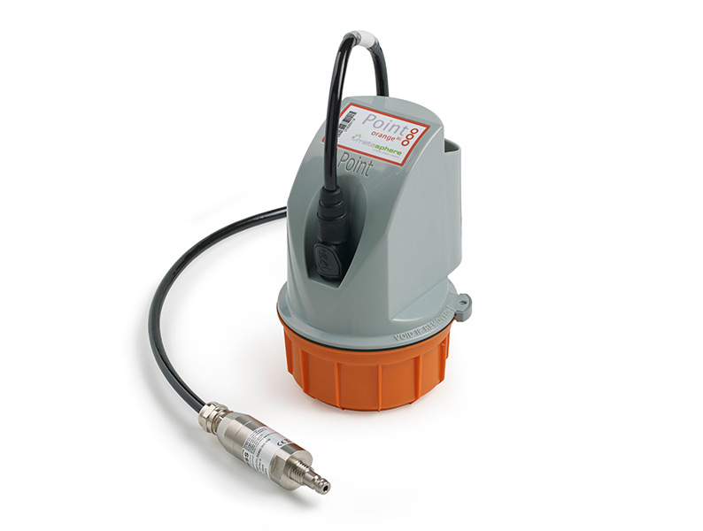 Orange pressure reader